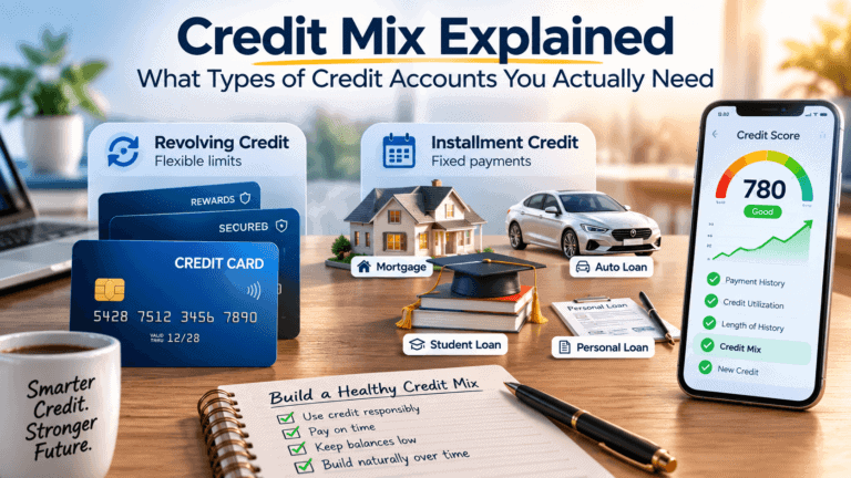 Credit Mix Explained: What Types of Credit Accounts You Actually Need