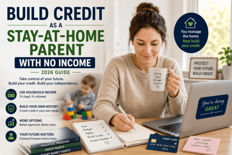 How to Build Credit as a Stay-at-Home Parent With No Income